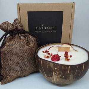 Cotton Flower Candle