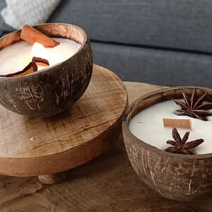 Cotton Flower Candle